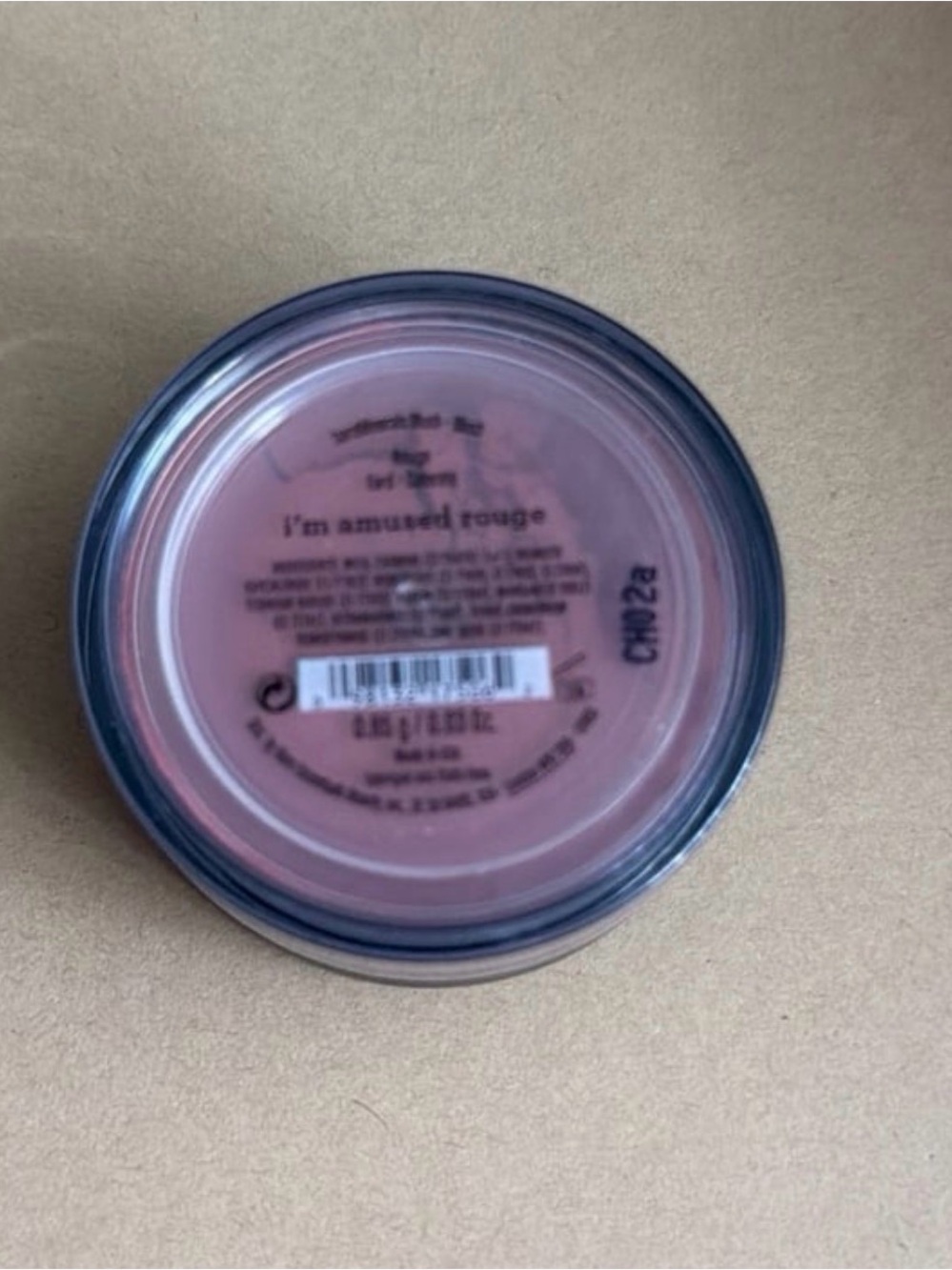 NEW Sealed Bare Minerals “I’m Amused Rouge” Blush